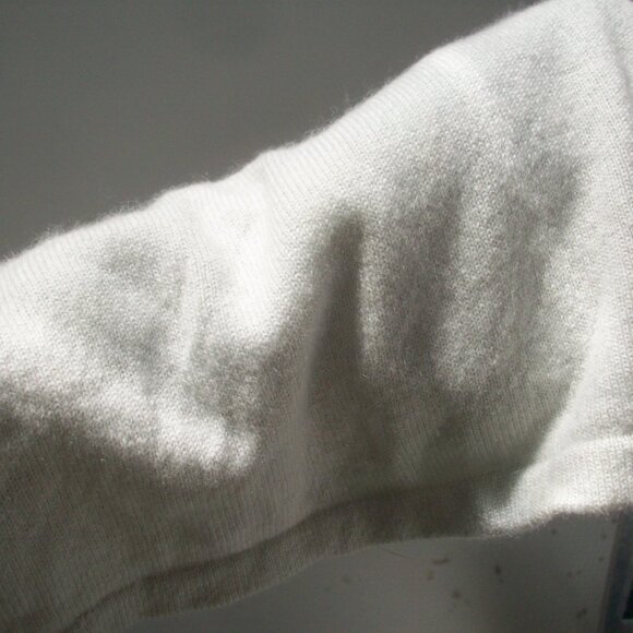 Banana Republic Cardigan Womens Small Cashmere Light Blue Short Sleeve Sweater - Picture 12 of 14